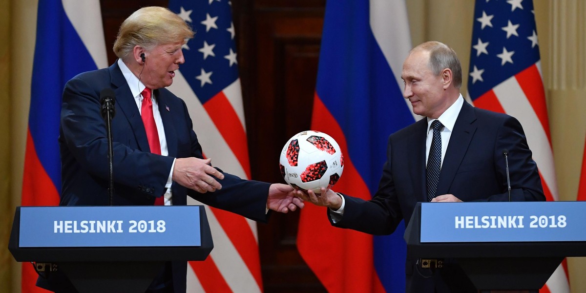 Donald Trump i Władimir Putin