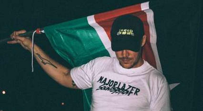 Diplo with Major Lazer during their Kenyan Concert at Carnivore grounds