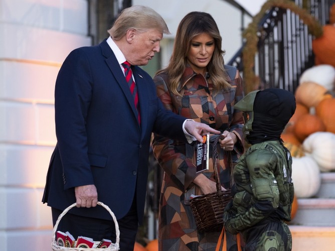 Melania i Donald Trumpowie