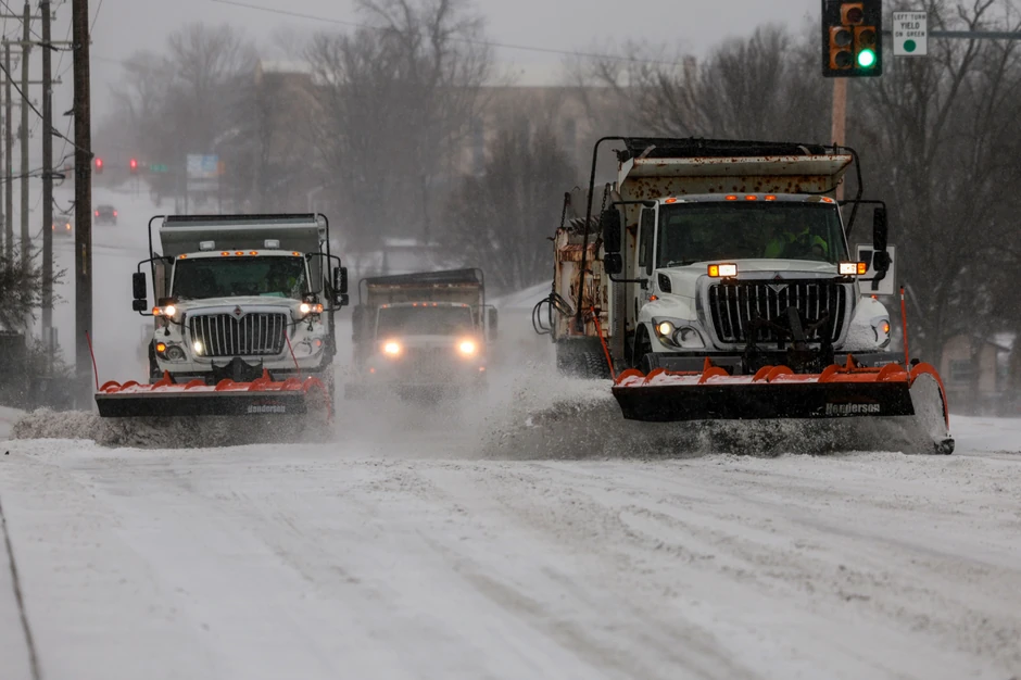 Snežna oluja u Americi - Tulsa, Oklahoma, 24. januara