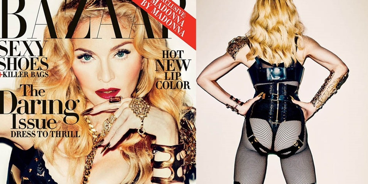 Madonna, Harpers Bazaar 