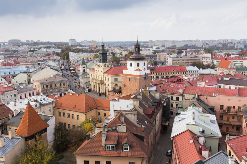 Widok z Wieży Trynitarskiej