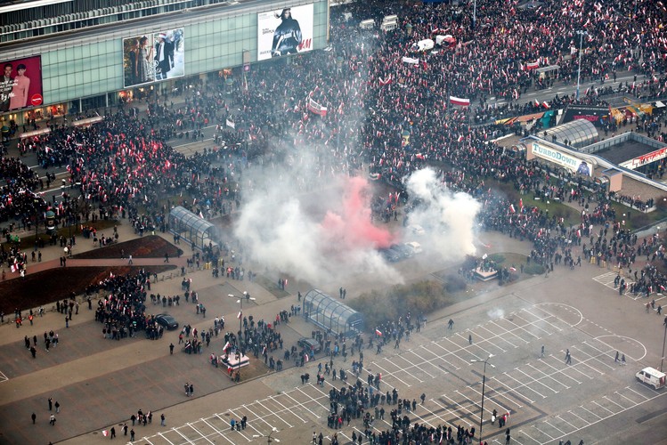 Marsz Niepodległości 2014 (fot. PAP/Jacek Turczyk)