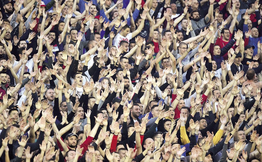 Navijači na poslednjem derbiju