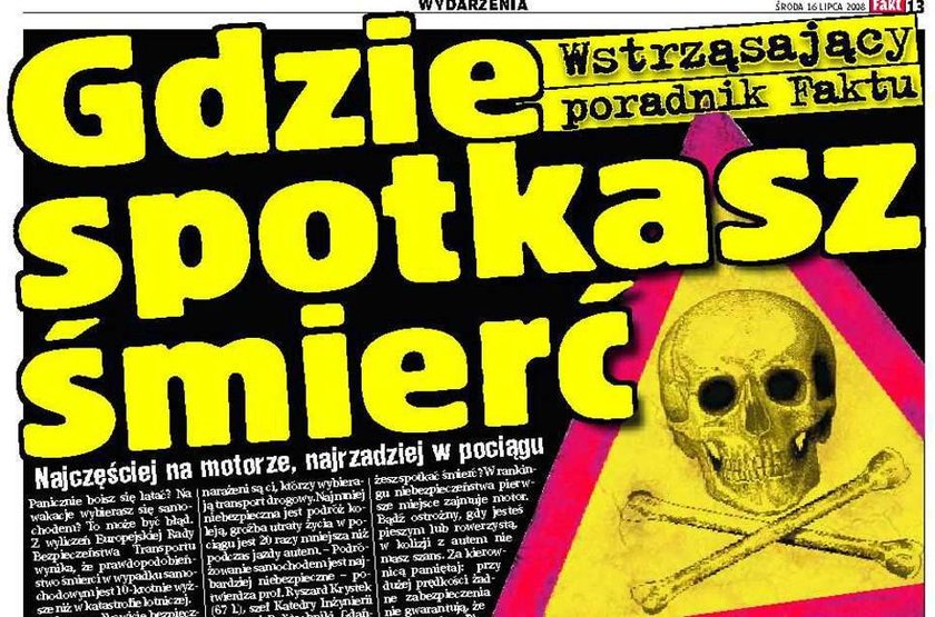 Sprawdź gdzie spotkasz śmierć