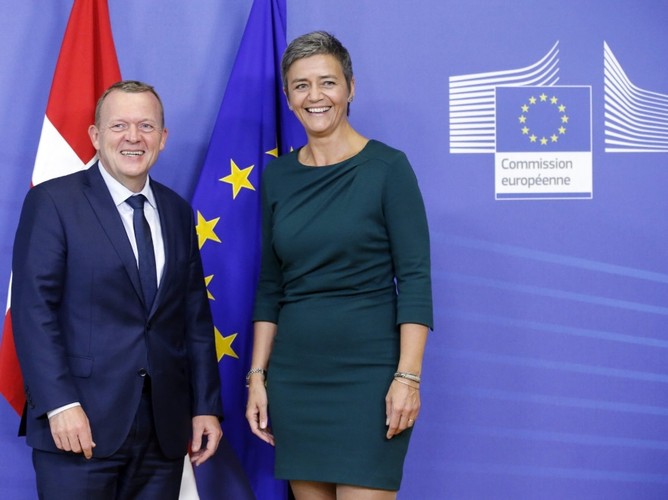Lars Lokke Rasmussen i Margrethe Vestager