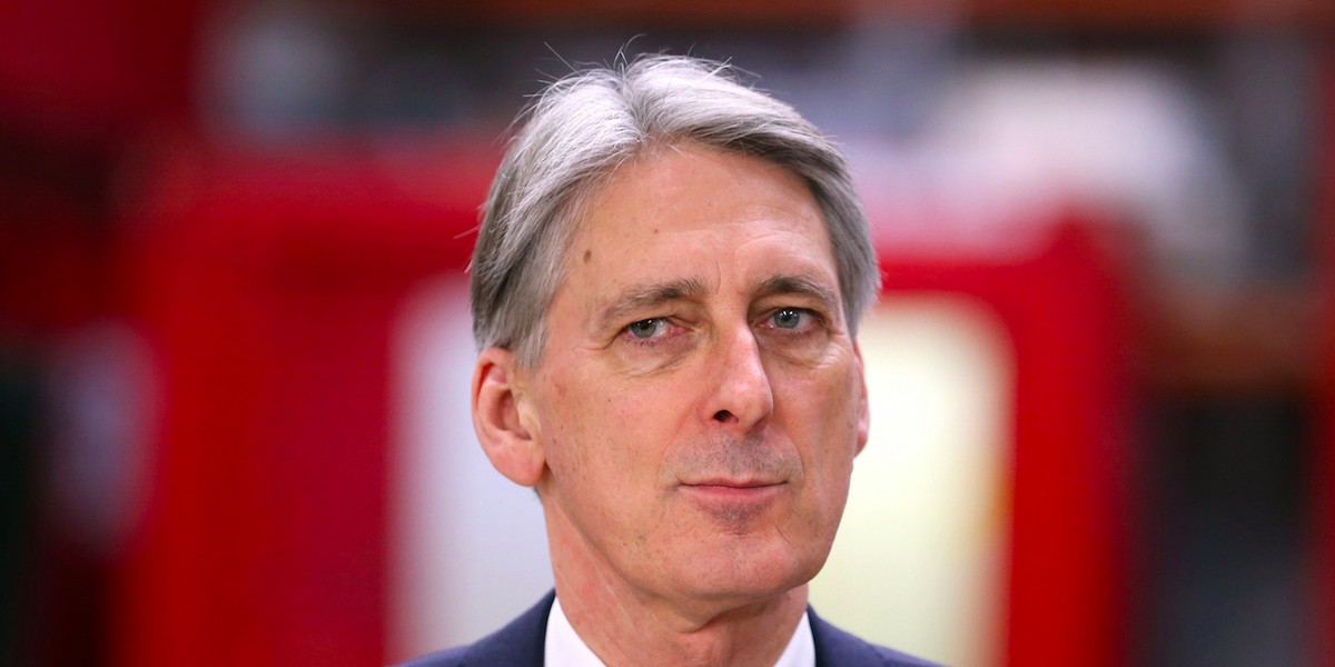 Britain's Chancellor of the Exchequer Philip Hammond praised Funding Circle.