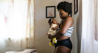 When do you get your first period after childbirth?