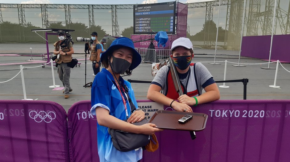 Tak wyglądają rozmowy w mixed zone, czyli strefie wywiadów. Rozmowa z Aleksandrą Jarmolińską