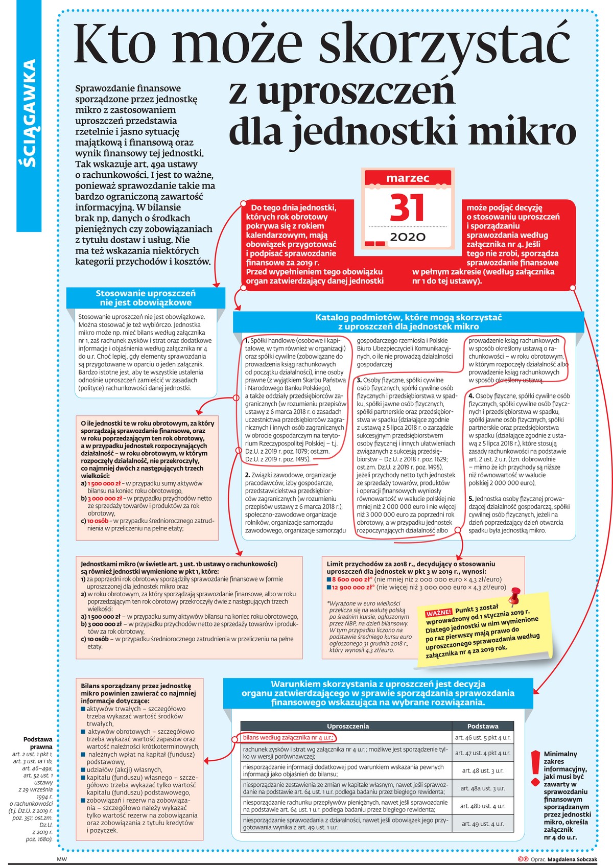 Kto może skorzystać z uproszczeń dla jednostki mikro [ŚCIĄGAWKA]