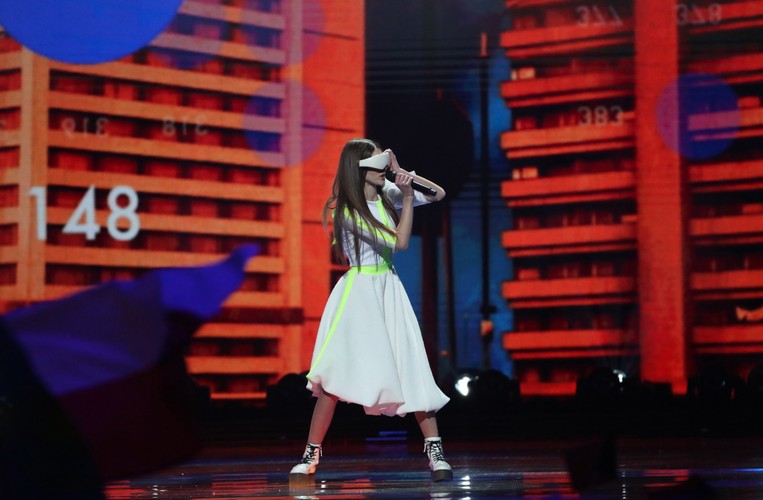 Roksana Węgiel podczas konkursu Eurowizja 2018