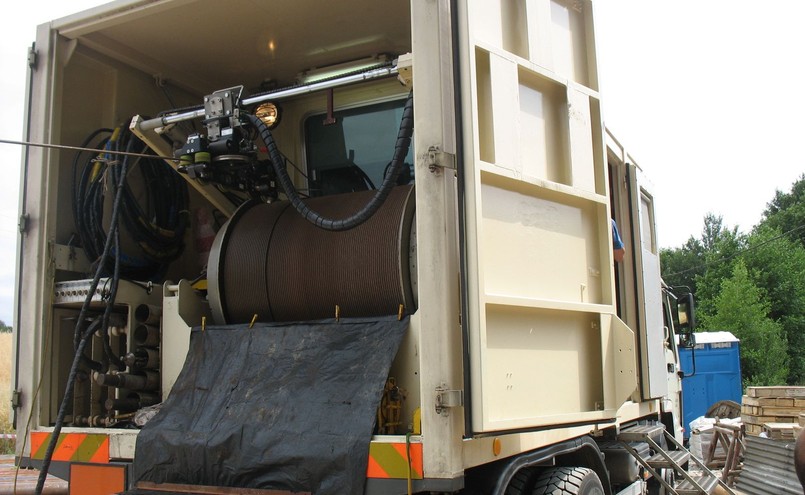 Najważniejszy moment - precyzyjny pomiar temperatury wykonuje Geofizyka Kraków