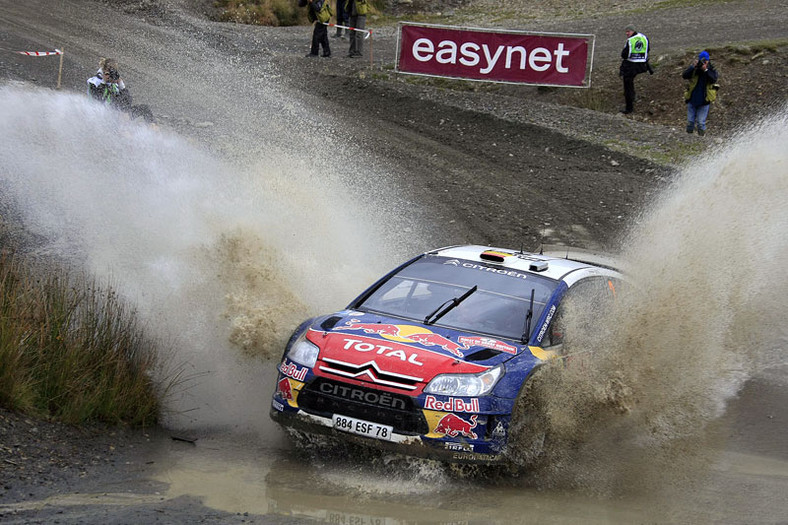 Rajd Wielkiej Brytanii 2009: mistrz świata Loeb w akcji - fotogaleria Rallyworld©Willy Weyens