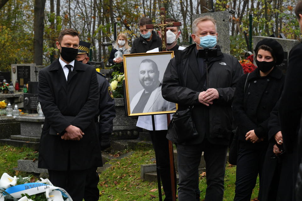 Pogrzeb krakowskiego aktora Dariusza Gnatowskiego