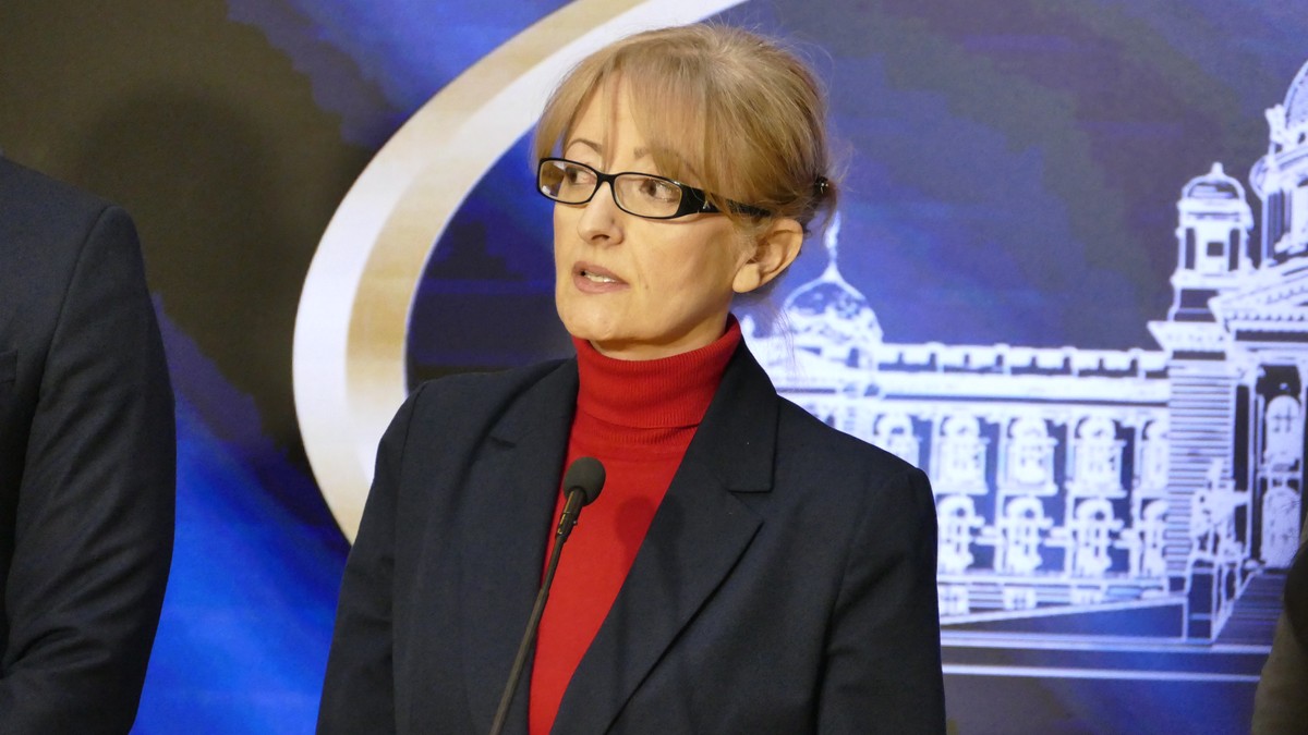 Pres konferencija poslanice SNA Marine Raguš posle sastanka s delegacijom Evropskog parlamenta