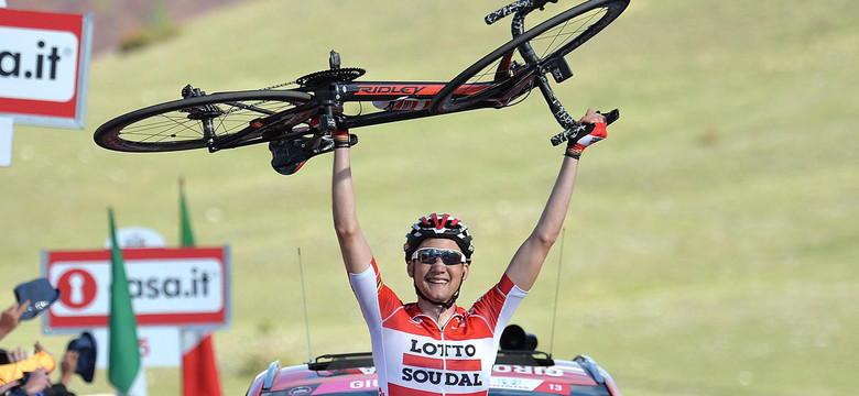 Giro d'Italia: Wellens wygrał szósty etap, Majka dziewiąty