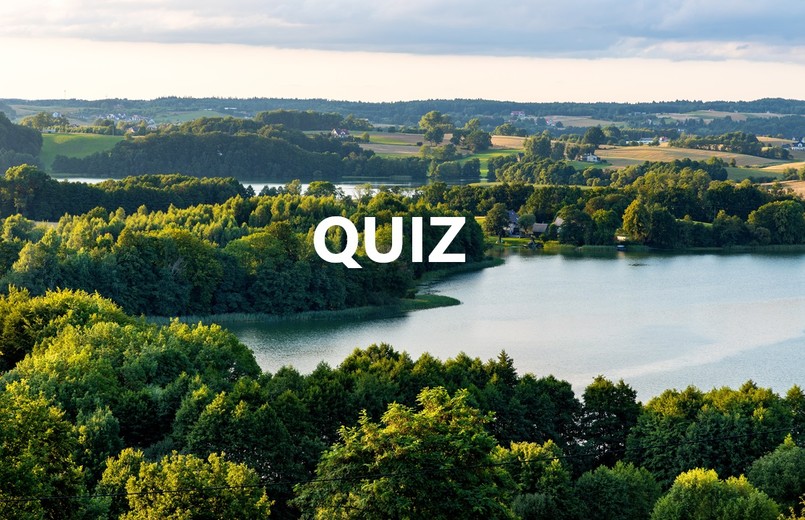 jeziora polski quiz test