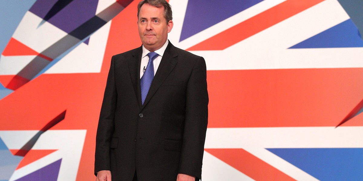 Liam Fox, brytyjski minister handlu