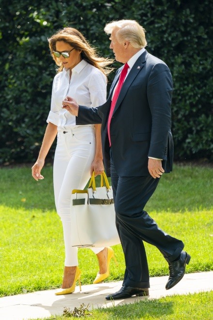 Melania i Donald Trumpowie