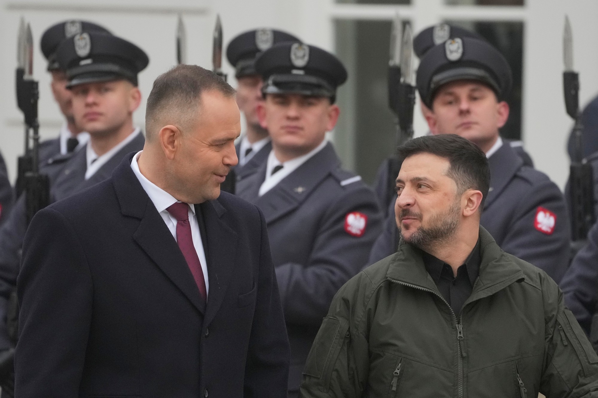 Poľský prezident Karol Nawrocki a ukrajinský prezident Volodymyr Zelenskyj.