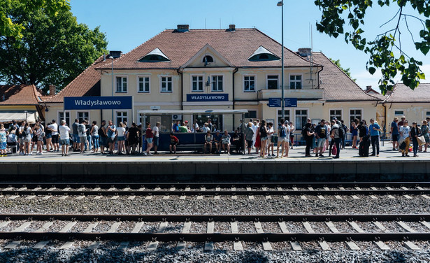 Dworzec we Władysławowie przed remontem