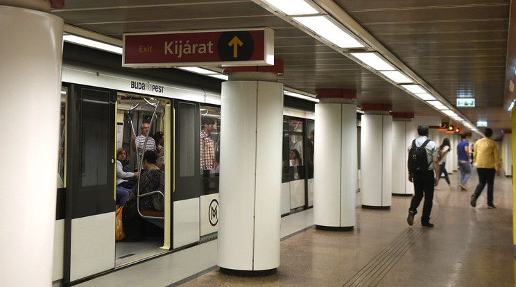 Sűrűbben és tovább jár vasárnap az M2-es metró / Fotó: MTI -Bruzák Noémi