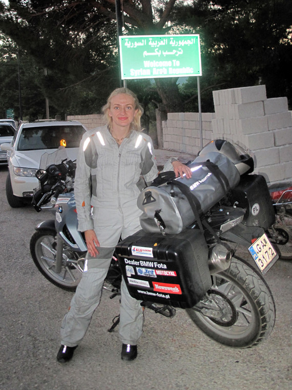 Anna Jackowska - kobieta na motocyklu