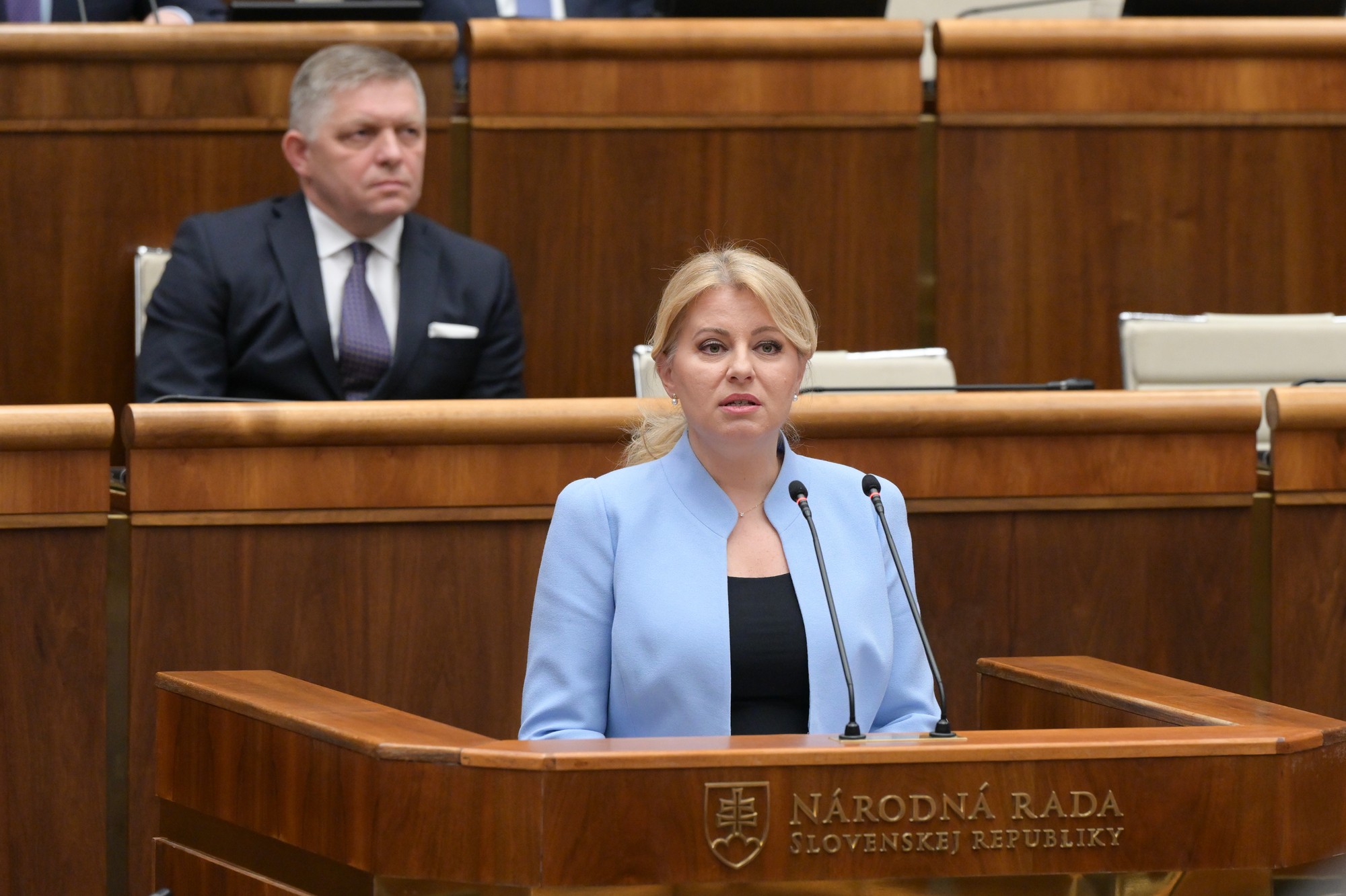 Prezidentka Čaputová vystúpila v pléne NR SR s príhovorom k novele Trestného zákona.