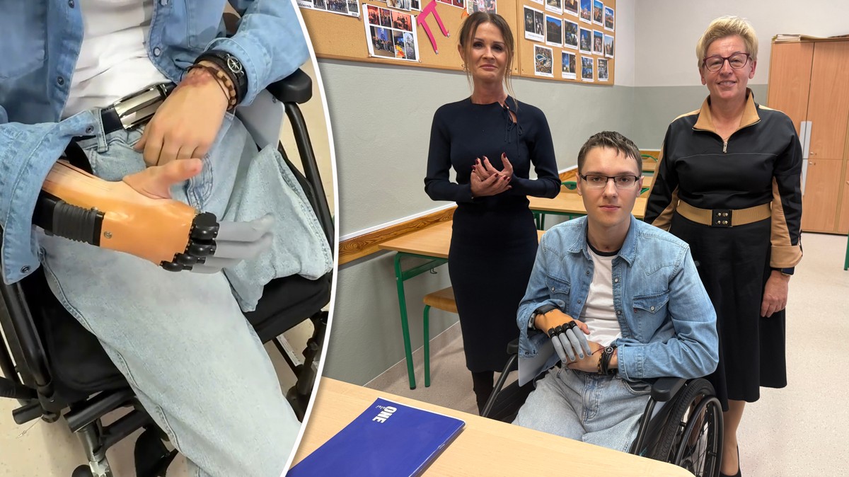 Dominik z Radomia pokazał bioniczną dłoń: nie czuję żalu do kolei