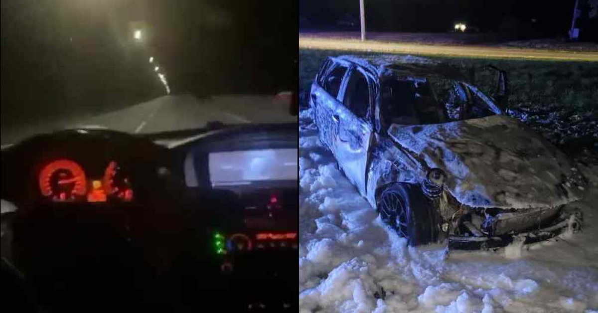 Śmiertelny wypadek młodych ludzi w bmw. Nagrali, jak pędzą 220 km/h