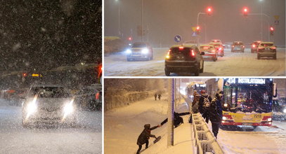 Zimowy armagedon w Warszawie. Fatalne warunki na ulicach spowodowały paraliż stolicy