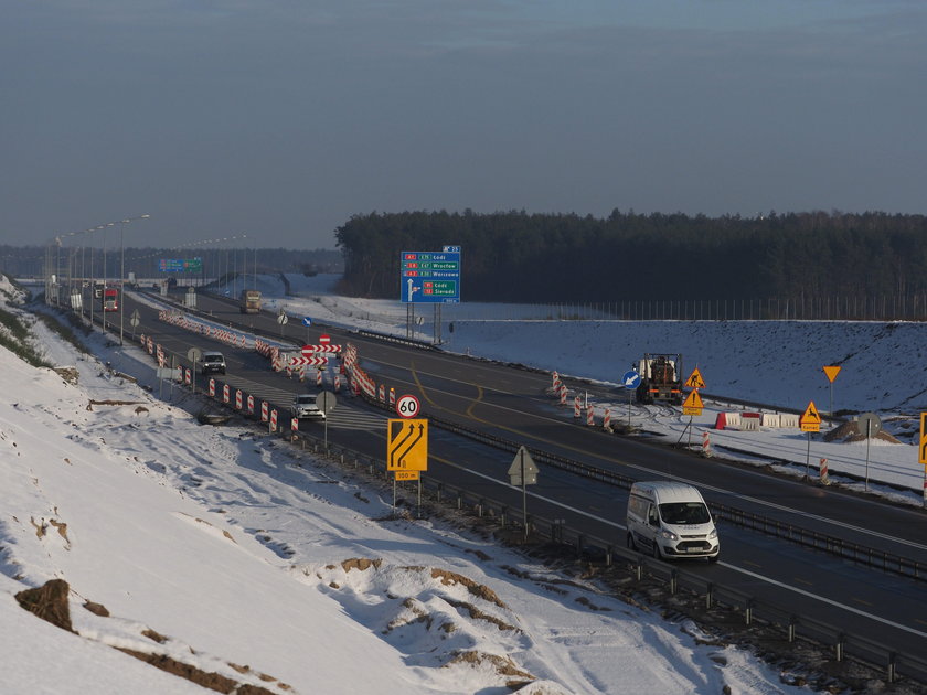 Autostrada A1 z odcinkowym pomiarem prędkości