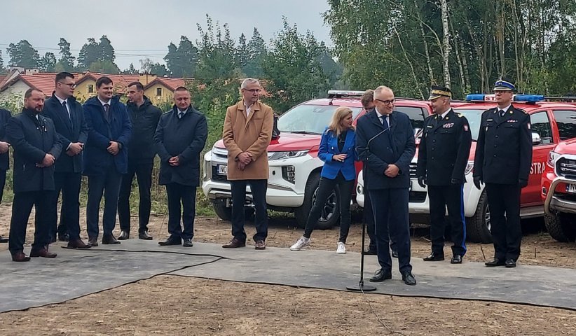 Jednostka straży pożarnej na Pieczewie coraz bliżej. Odbyła się uroczysta inauguracja