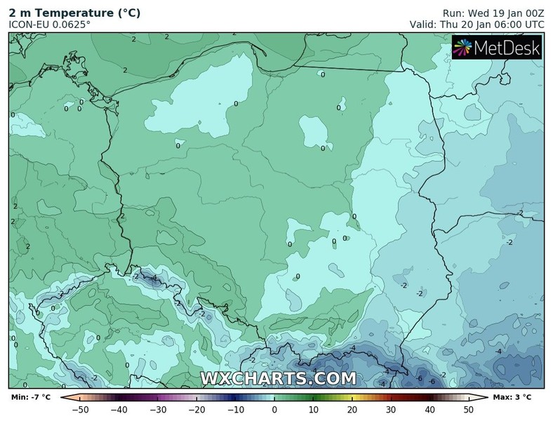 Przed nami stosunkowo ciepły dzień