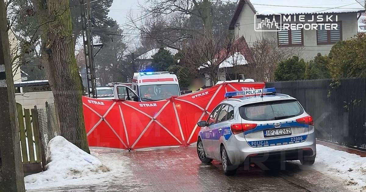 Ofiara gołoledzi w Otwocku