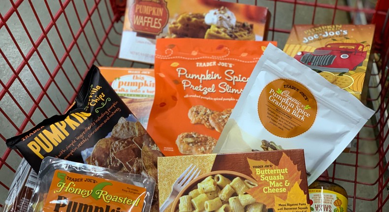 Trader Joe's sells an array of festive fall staples.Savanna Swain-Wilson