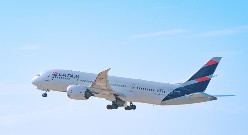 A Latam Boeing 787 Dreamliner.Getty Images