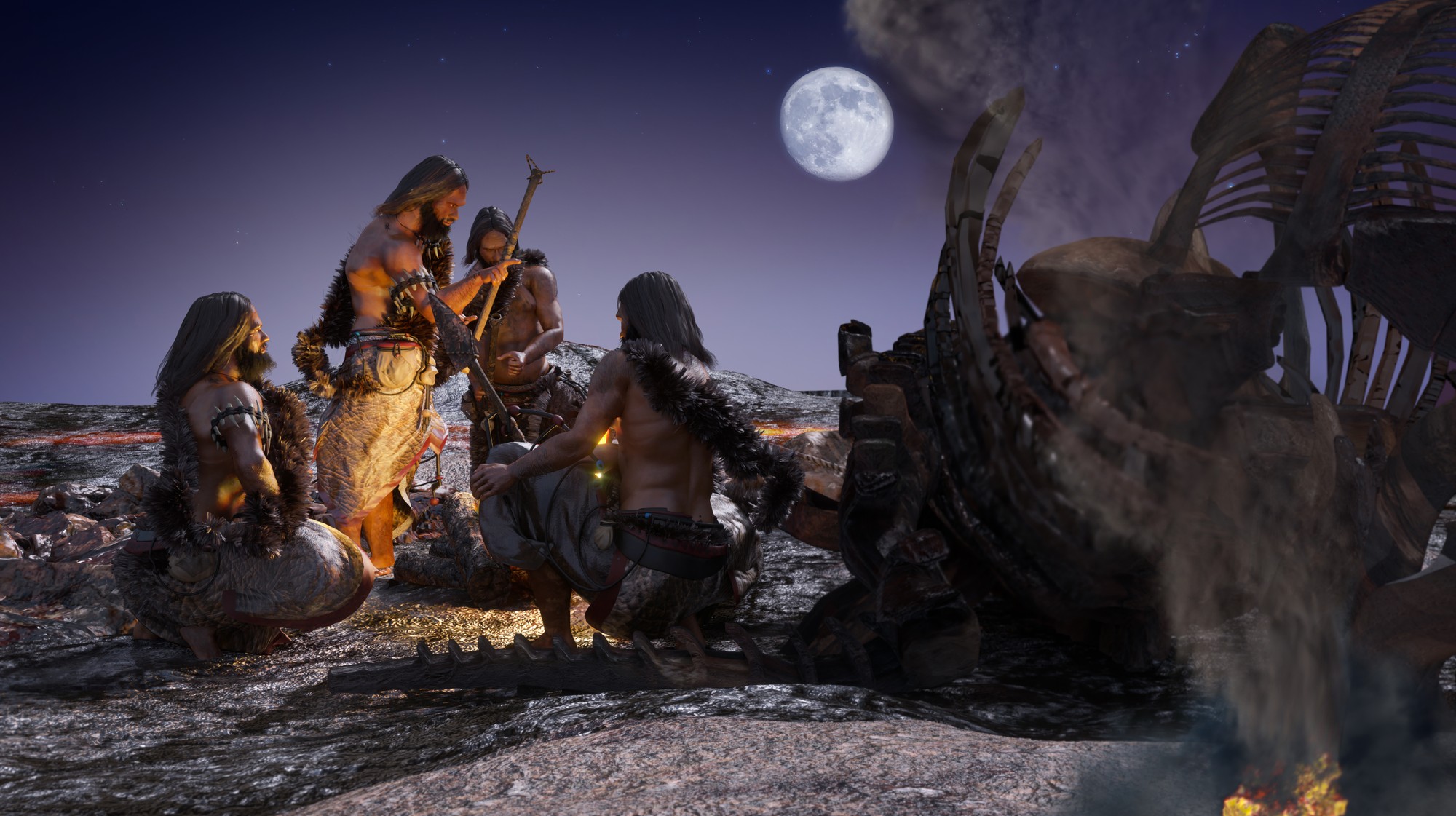 Moderní ľudia žili s neandertálcami na území Francúzska a severného Španielska.