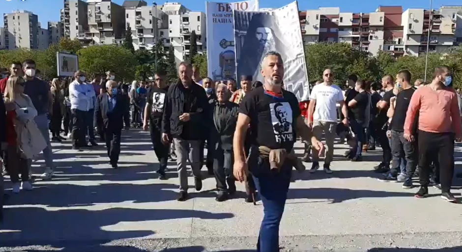 Kuči, dolazak na sahranu mitropolita Amfilohija