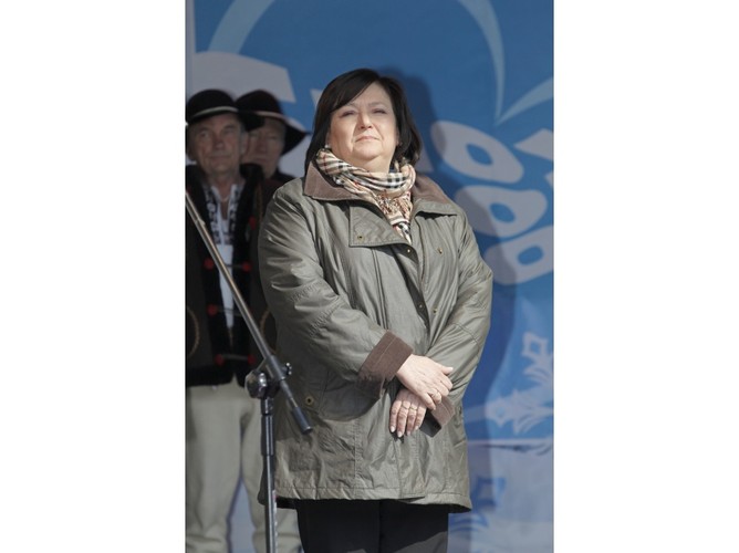 W stylu prezydentowej - Anna Komorowska w marcu 2011 roku