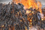 Kenya burns 5,250 illegal firearms