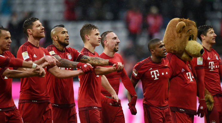 Nagy csatában jutott tovább a Bayern /Fotó: AFP