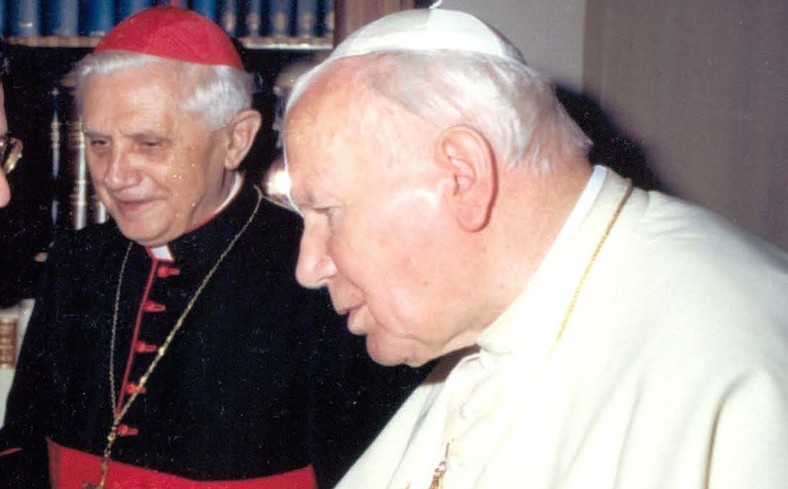 Kard. Joseph Ratzinger i Jan Paweł II