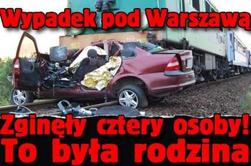 Wypadek pod Warszawą. Zginęły cztery osoby! To rodzina