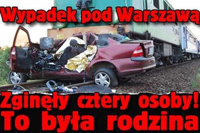 Wypadek pod Warszawą. Zginęły cztery osoby! To rodzina