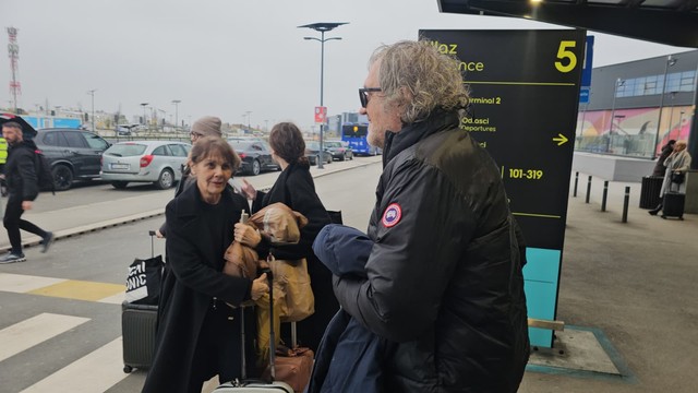 Emir Kusturica stigao na aerodrom