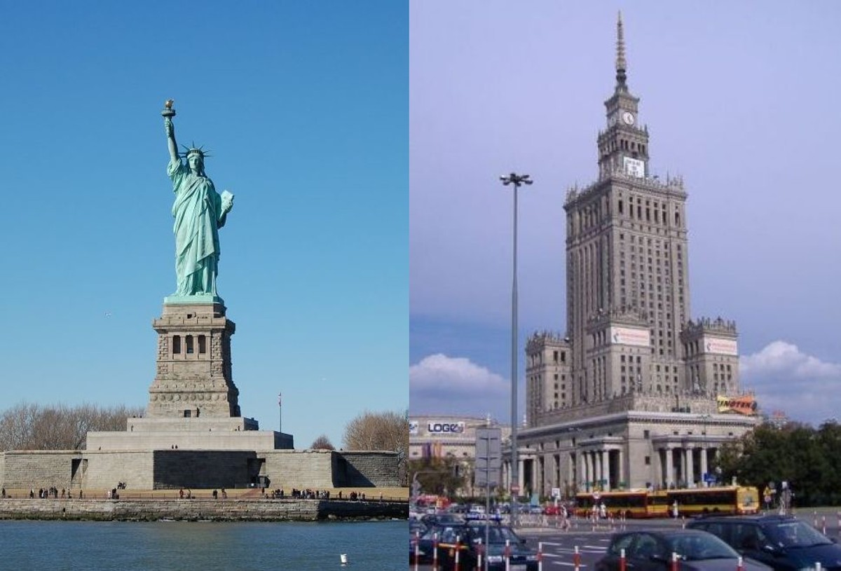 Statua wolności vs PKiN