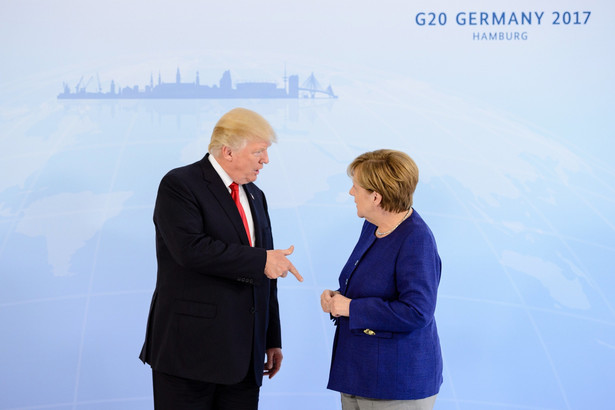 Angela Merkel i Donald Trump