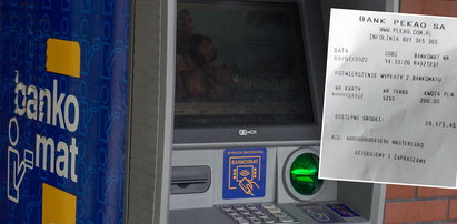 Wyrzucasz potwierdzenie wypłaty z bankomatu? Dostarczasz wielu danych. Choćby to, ile masz na koncie 