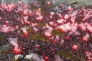 Trzaskowski: W Marszu Niepodległości mogło wziąć udział ok. 40 tys. uczestników